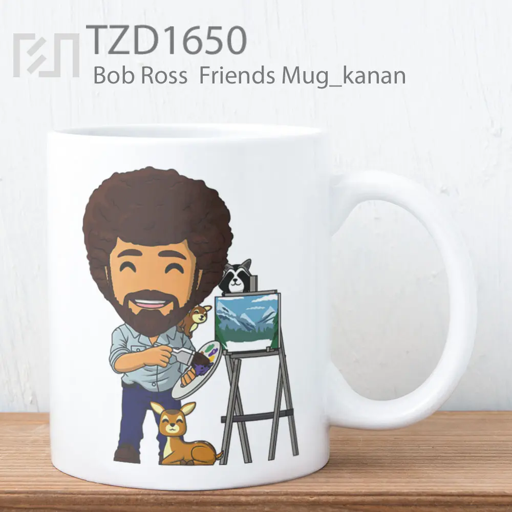Bob Ross  Friends Mug