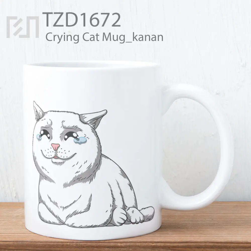 Crying Cat Mug