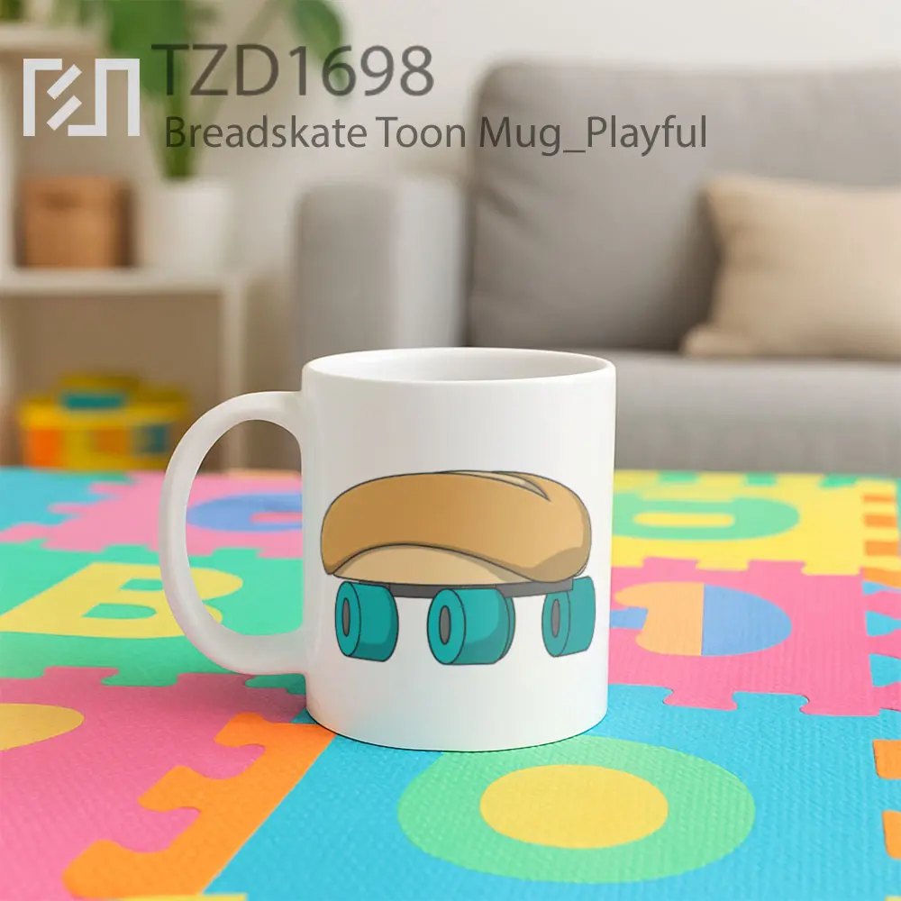Breadskate Toon Mug - All-side / Desain