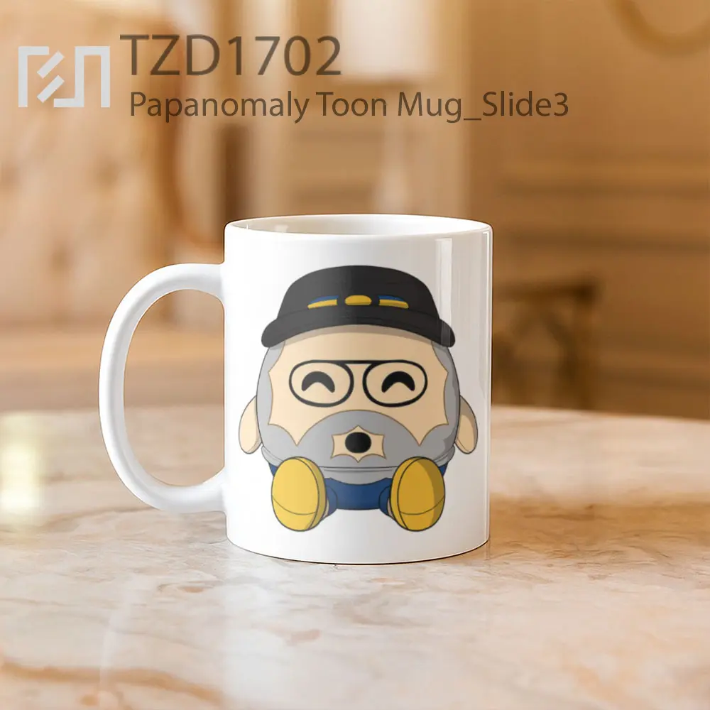 Papanomaly Toon Mug - All-side / Desain