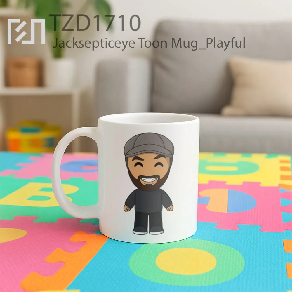 Jacksepticeye Toon Mug - All-side / Desain