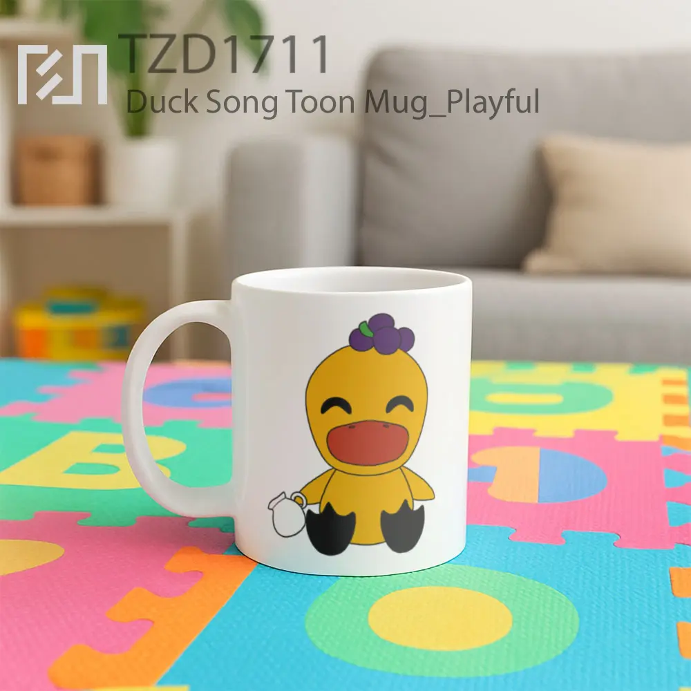 Duck Song Toon Mug - All-side / Desain