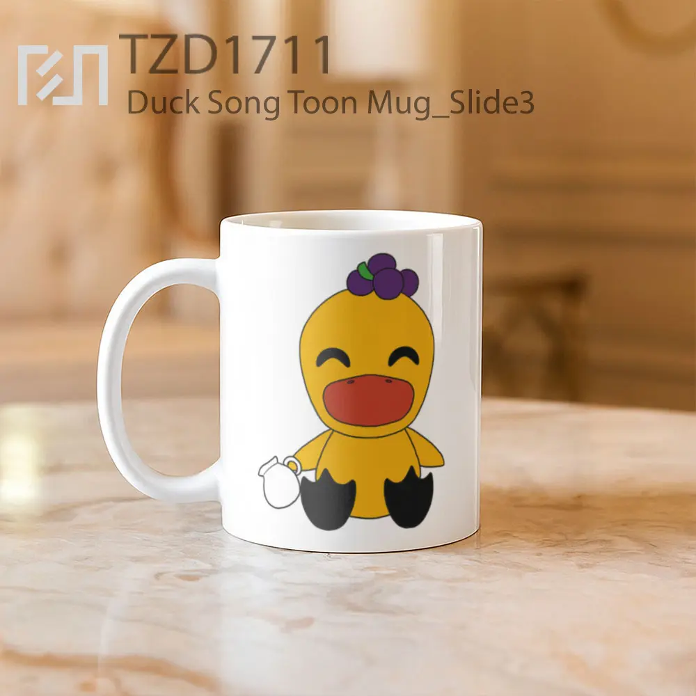 Duck Song Toon Mug - All-side / Desain