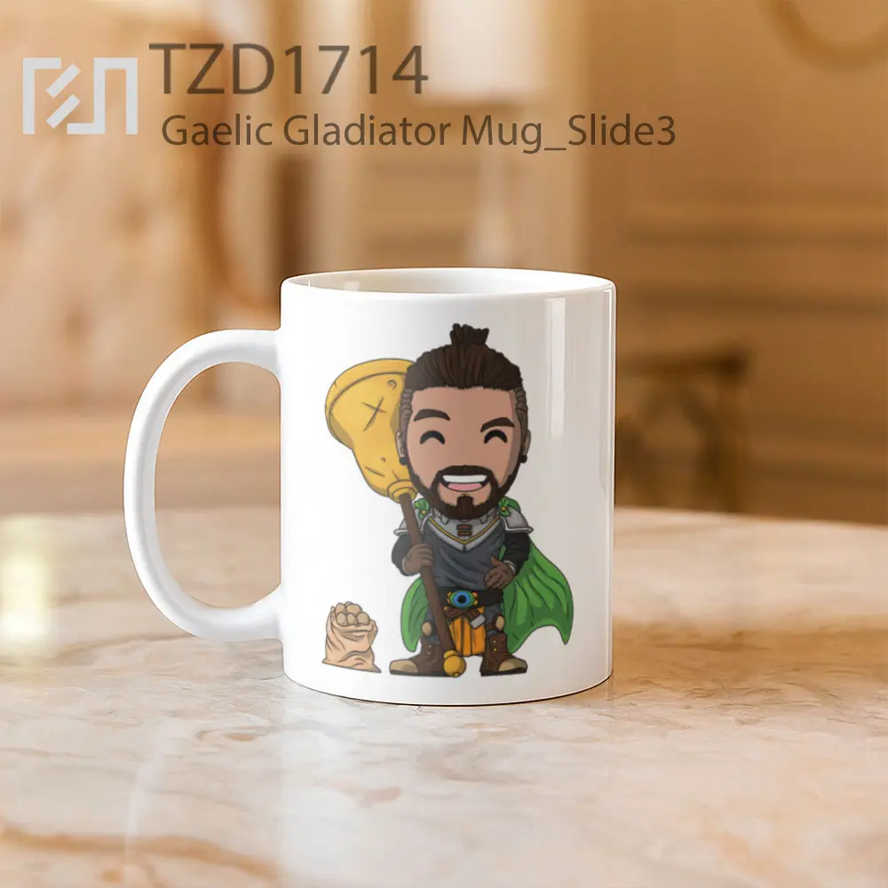 Gaelic Gladiator Mug - All-side / Desain