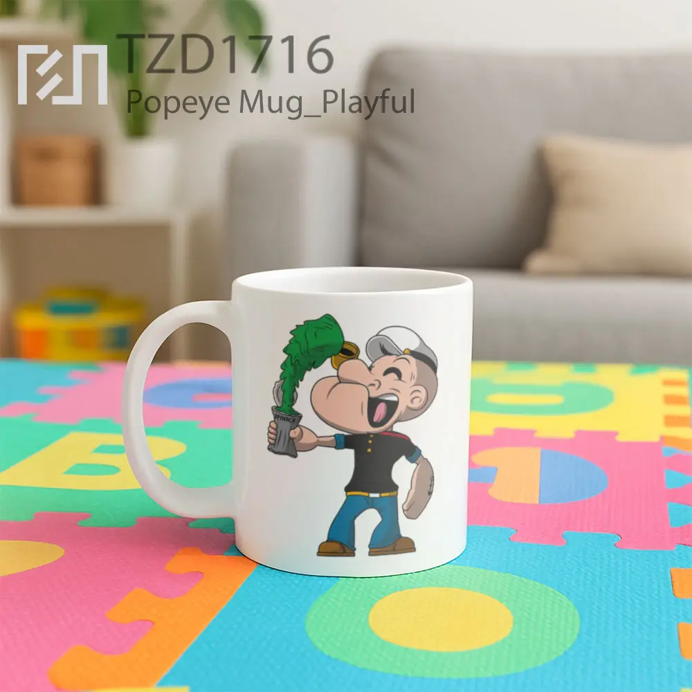 Popeye Mug - All-side / Desain