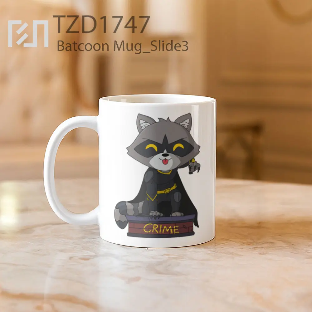 Batcoon Mug - All-side / Desain