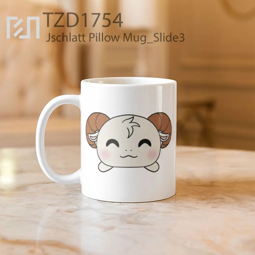 Jschlatt Pillow Mug - All-side / Desain