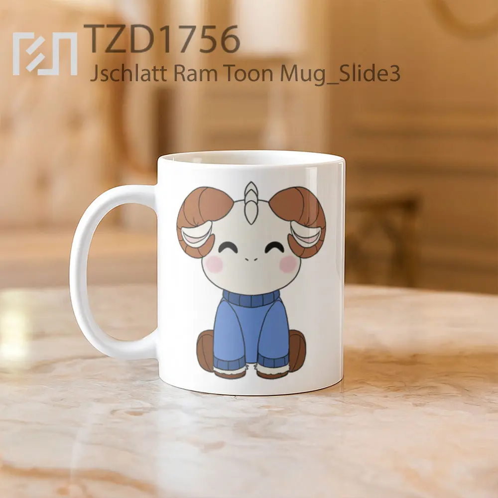Jschlatt Ram Toon Mug - All-side / Desain