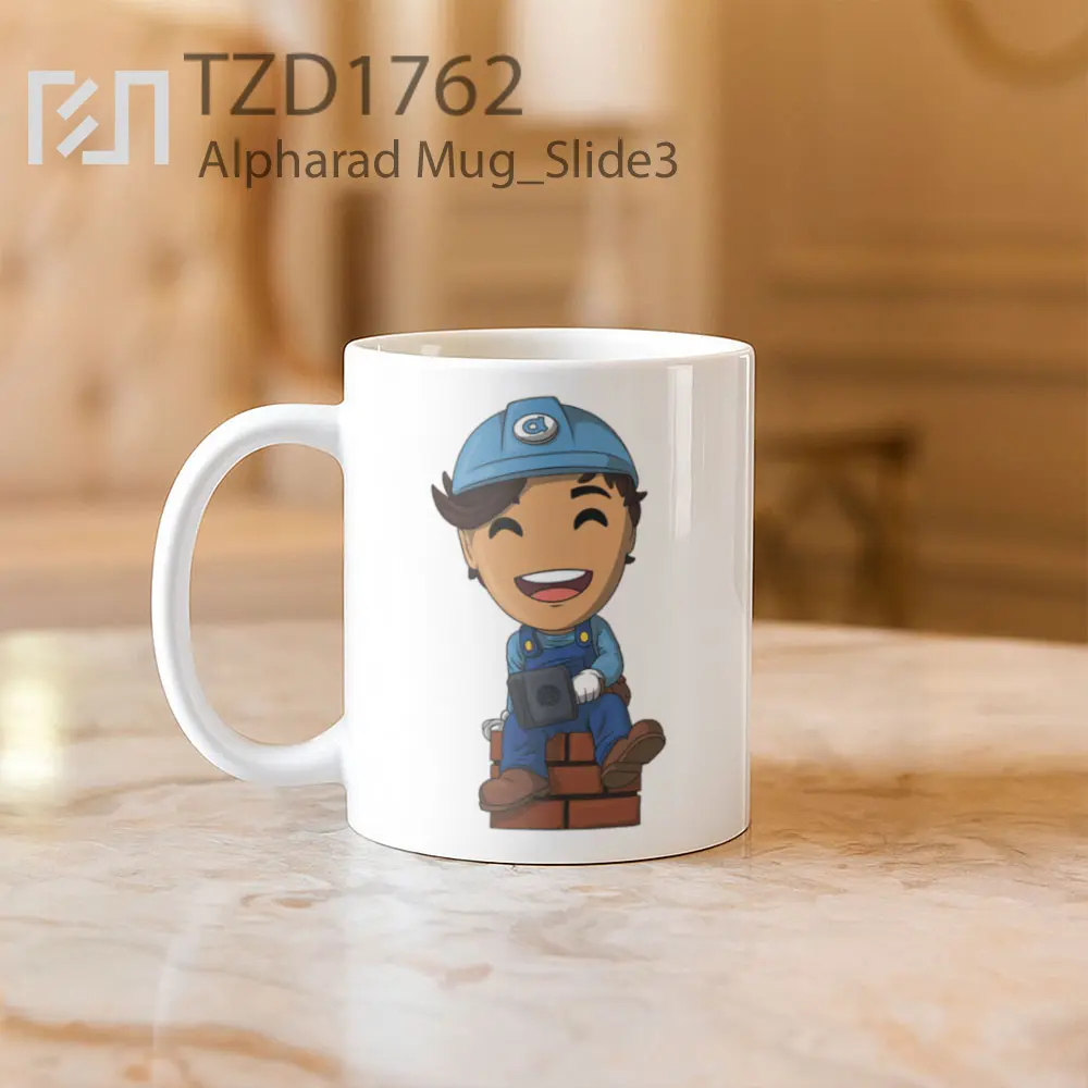 Alpharad Mug - All-side / Desain