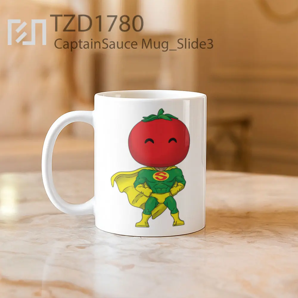 CaptainSauce Mug - All-side / Desain
