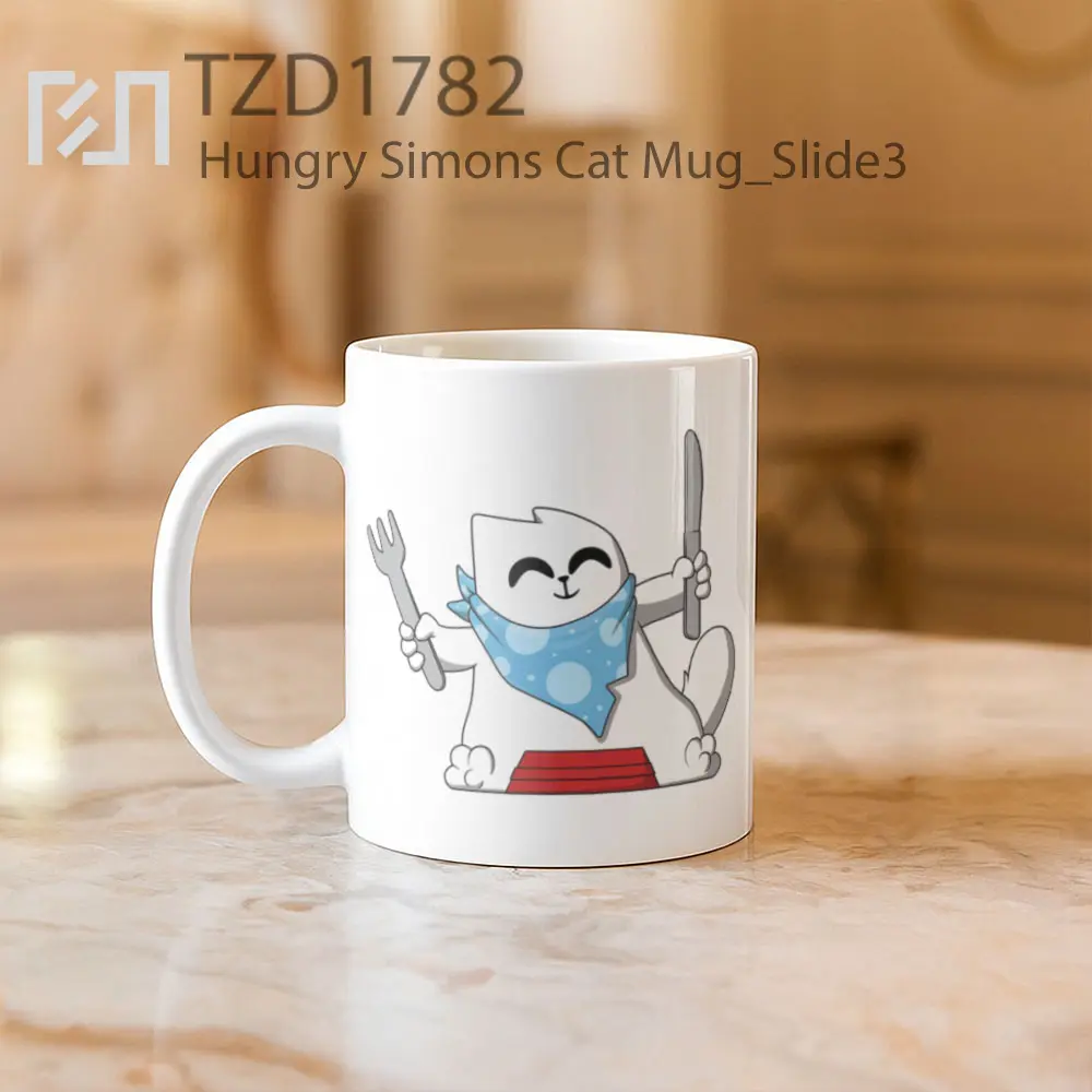 Hungry Simons Cat Mug - All-side / Desain