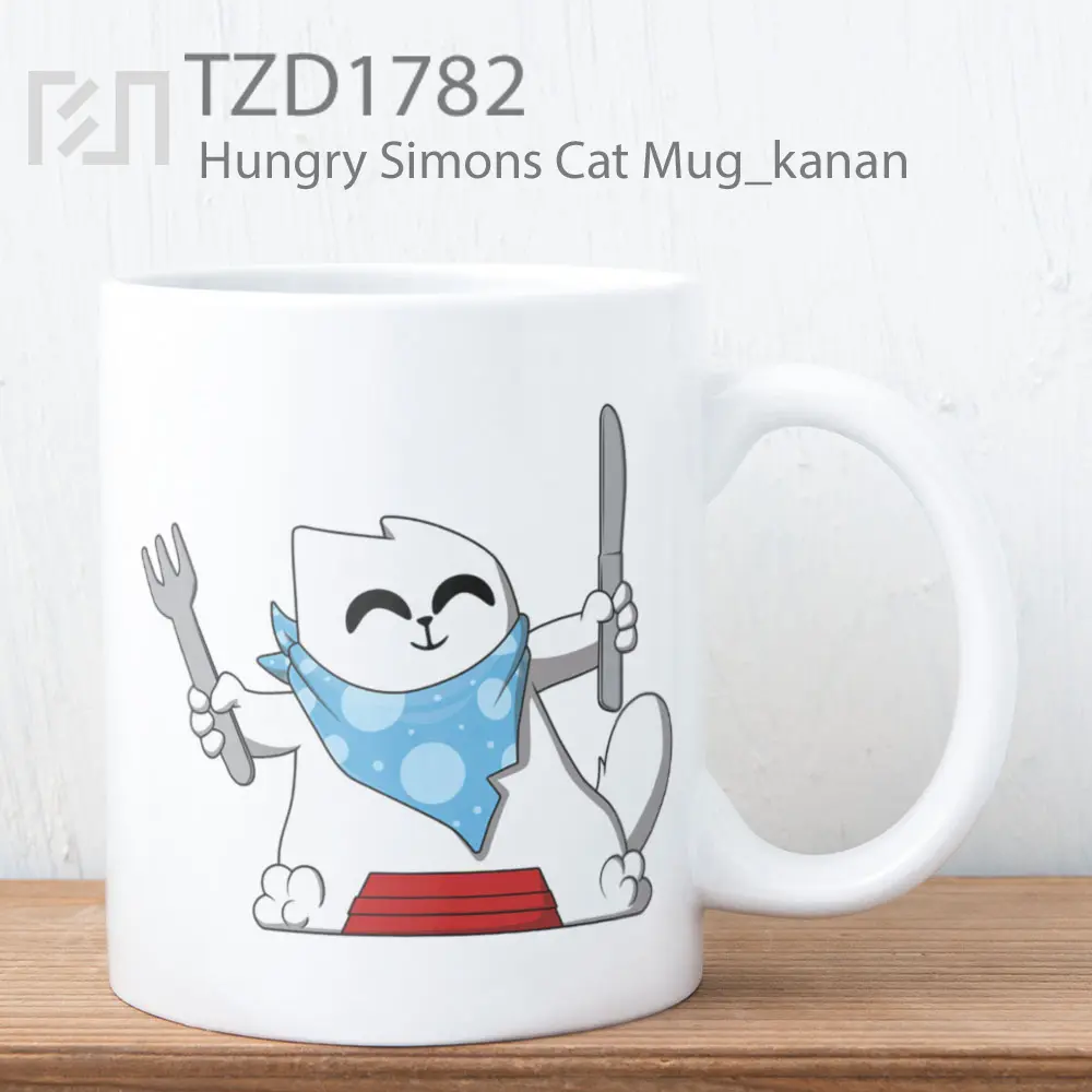 Hungry Simons Cat Mug