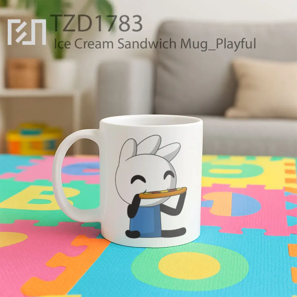 Ice Cream Sandwich Mug - All-side / Desain