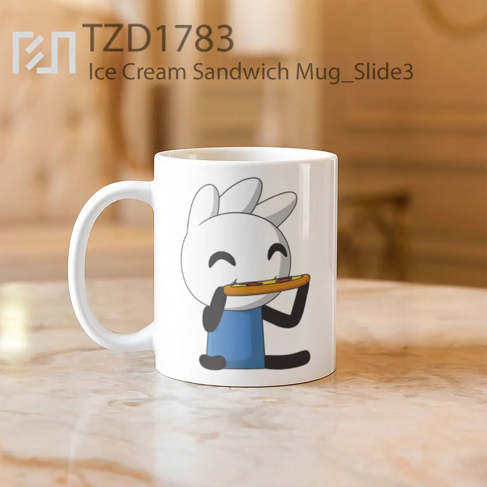 Ice Cream Sandwich Mug - All-side / Desain
