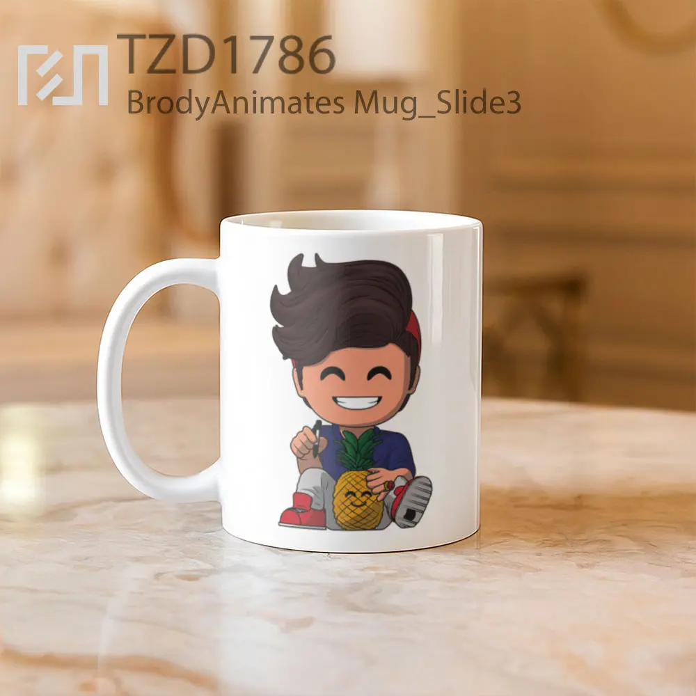 BrodyAnimates Mug - All-side / Desain