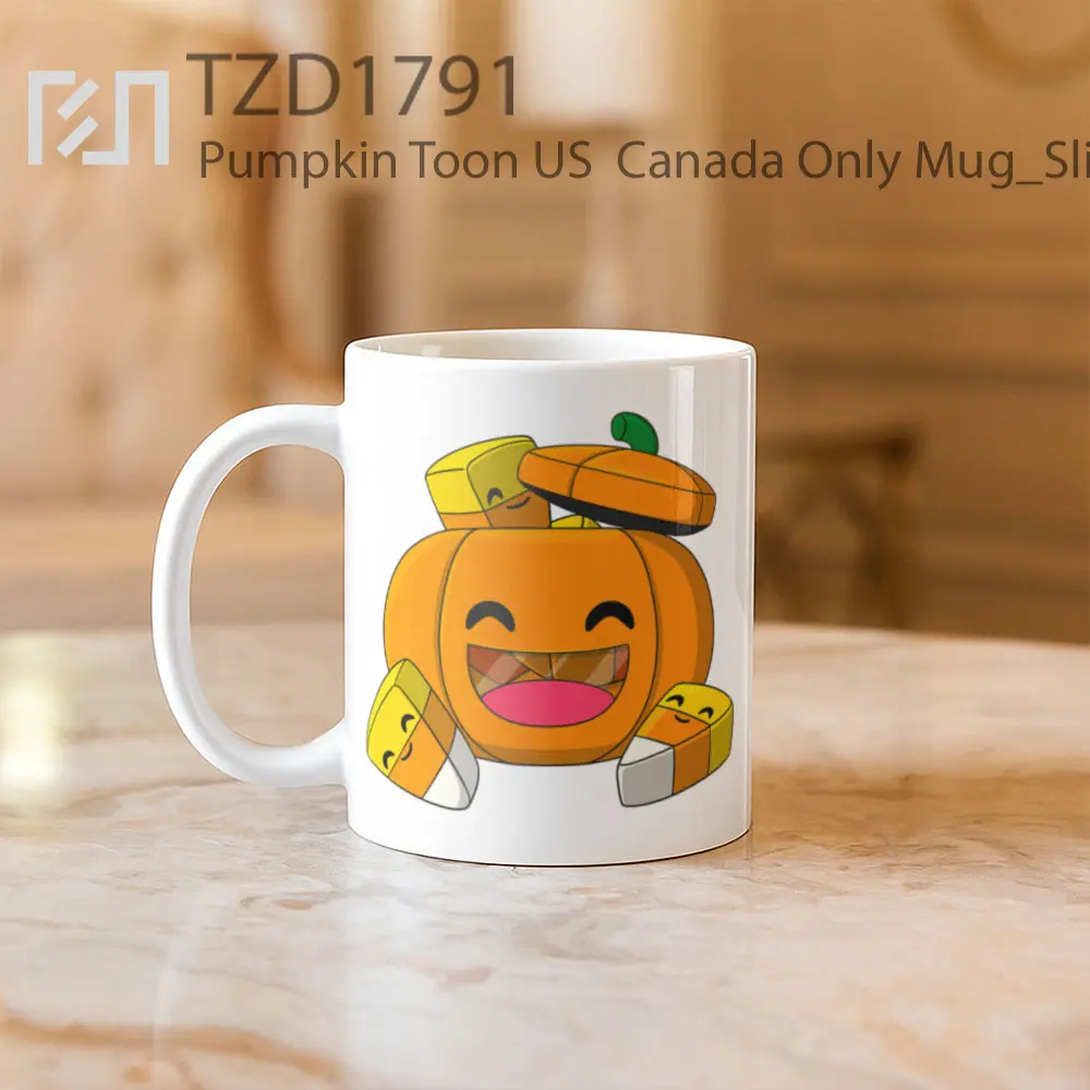 Pumpkin Toon US  Canada Only Mug - All-side / Desain
