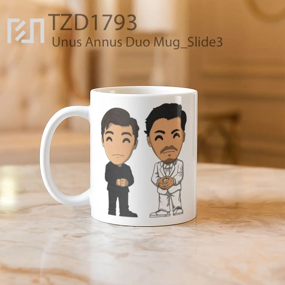Unus Annus Duo Mug - All-side / Desain