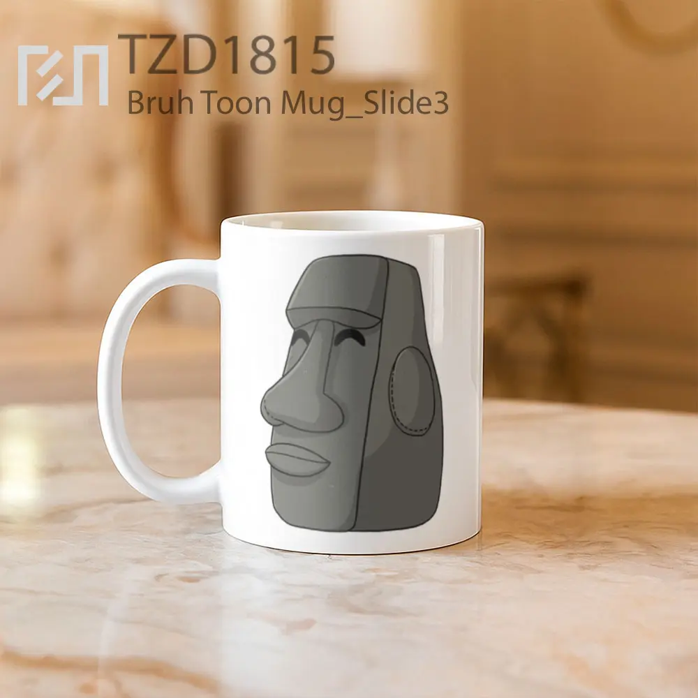 Bruh Toon Mug - All-side / Desain