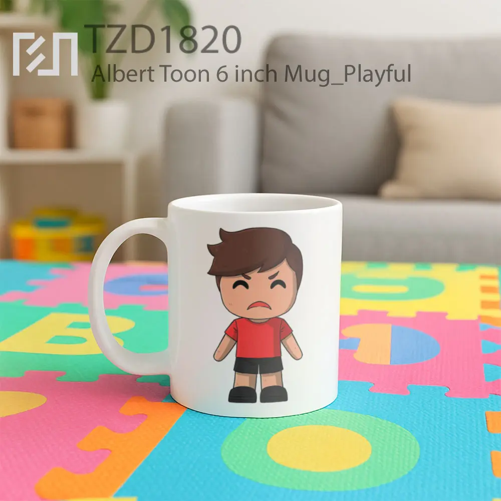 Albert Toon 6 inch Mug - All-side / Desain