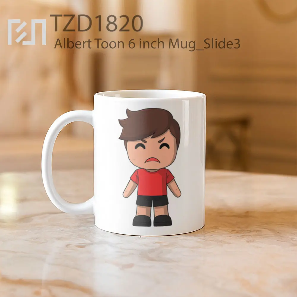 Albert Toon 6 inch Mug - All-side / Desain