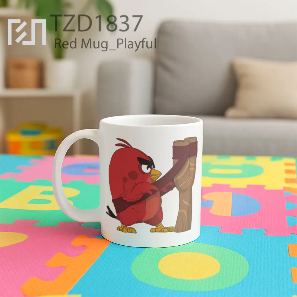 Red Mug - All-side / Desain