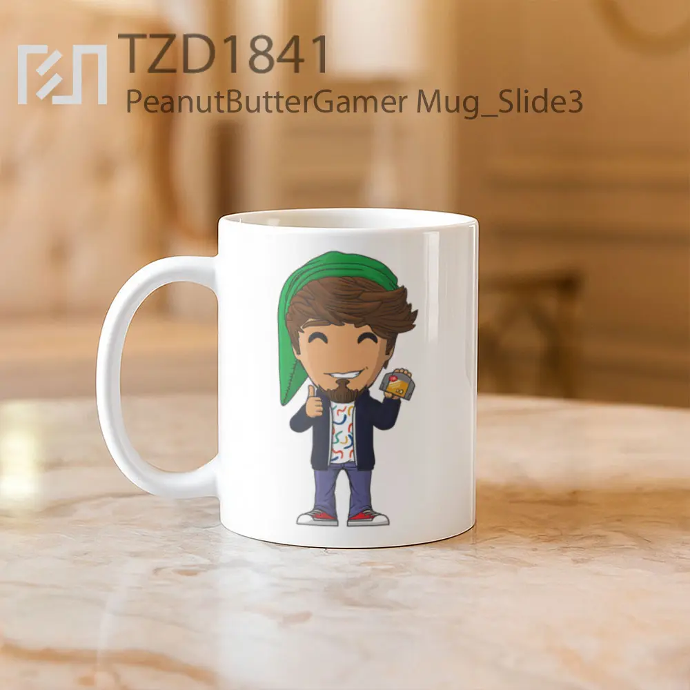 PeanutButterGamer Mug - All-side / Desain