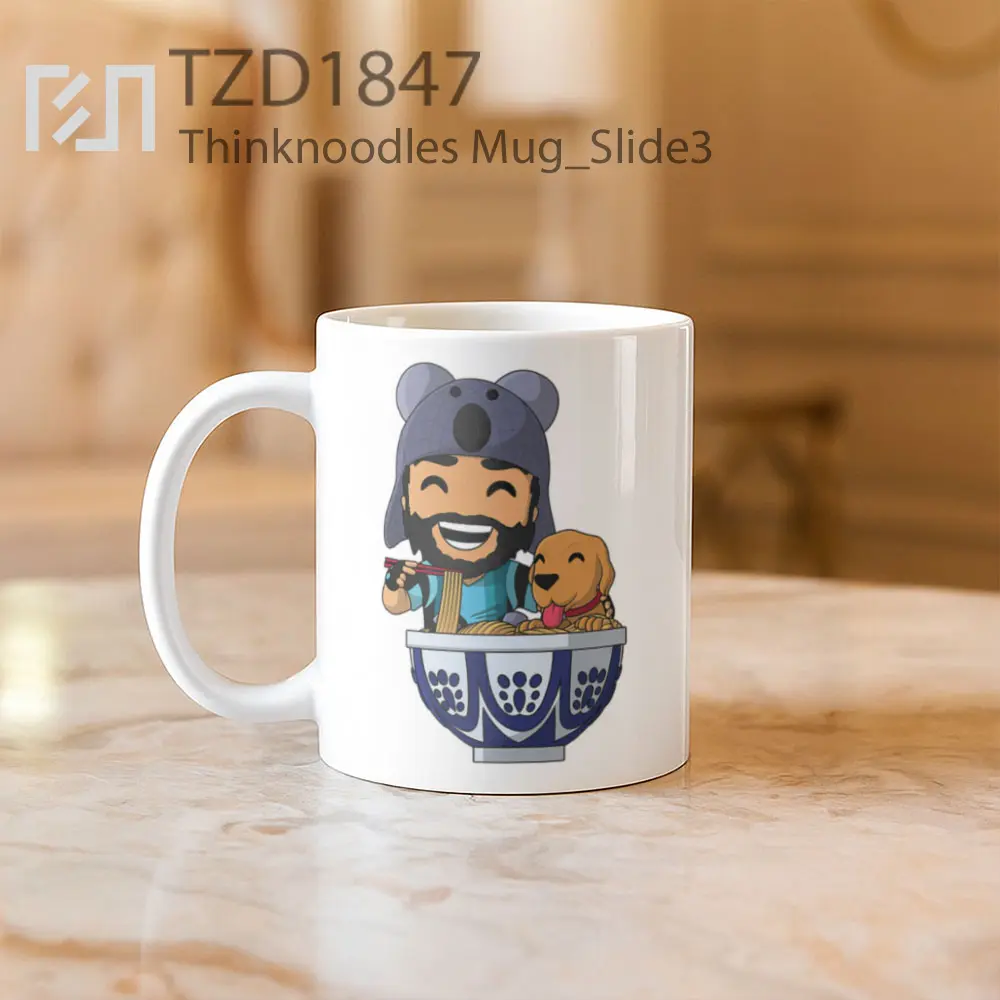 Thinknoodles Mug - All-side / Desain