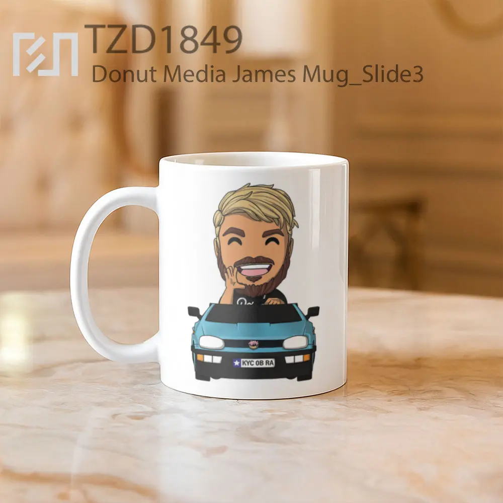Donut Media James Mug - All-side / Desain
