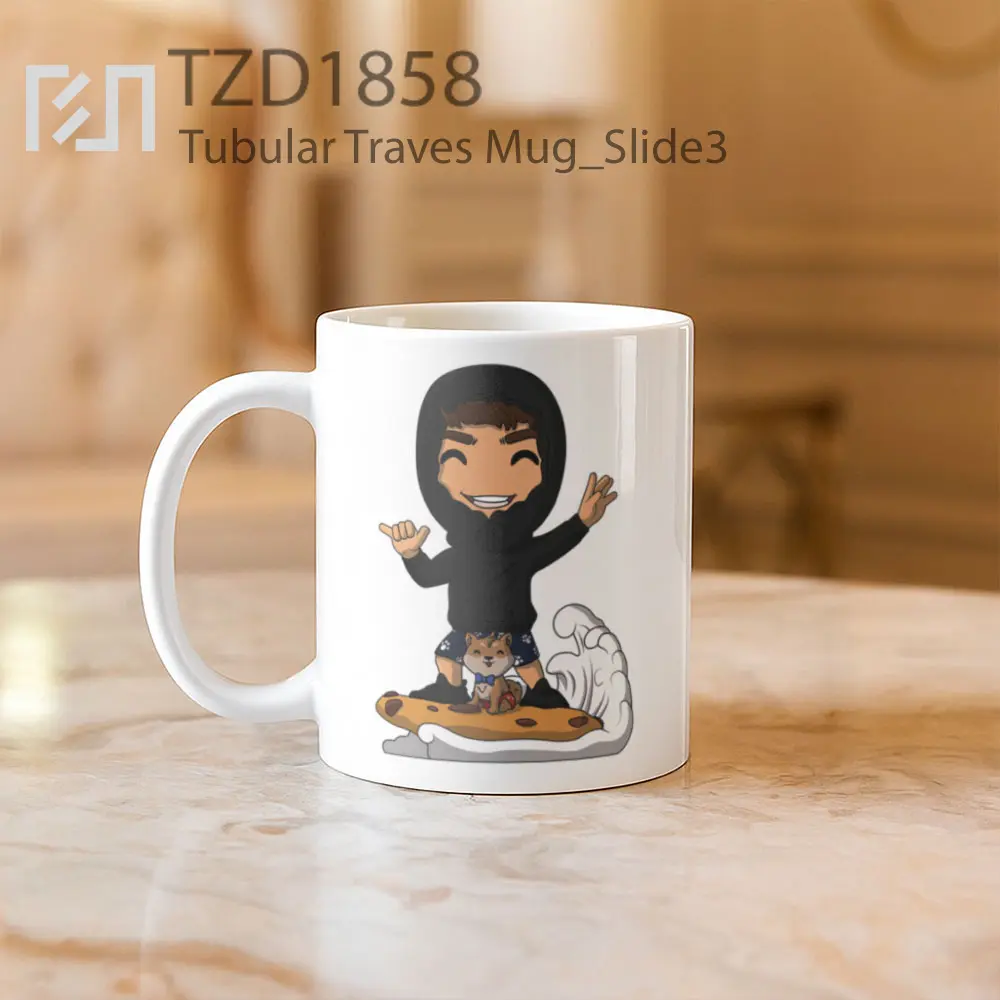 Tubular Traves Mug - All-side / Desain
