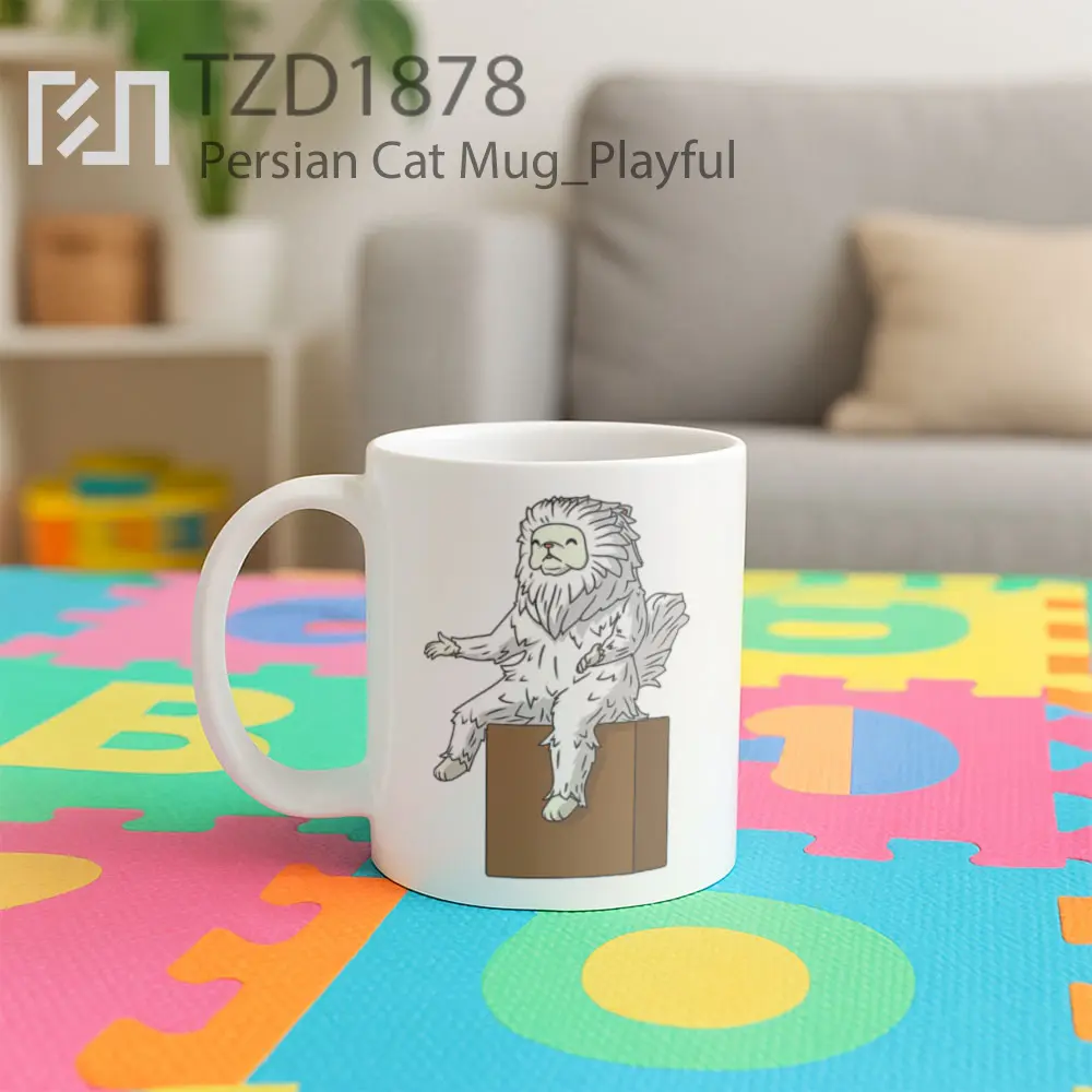 Persian Cat Mug - All-side / Desain