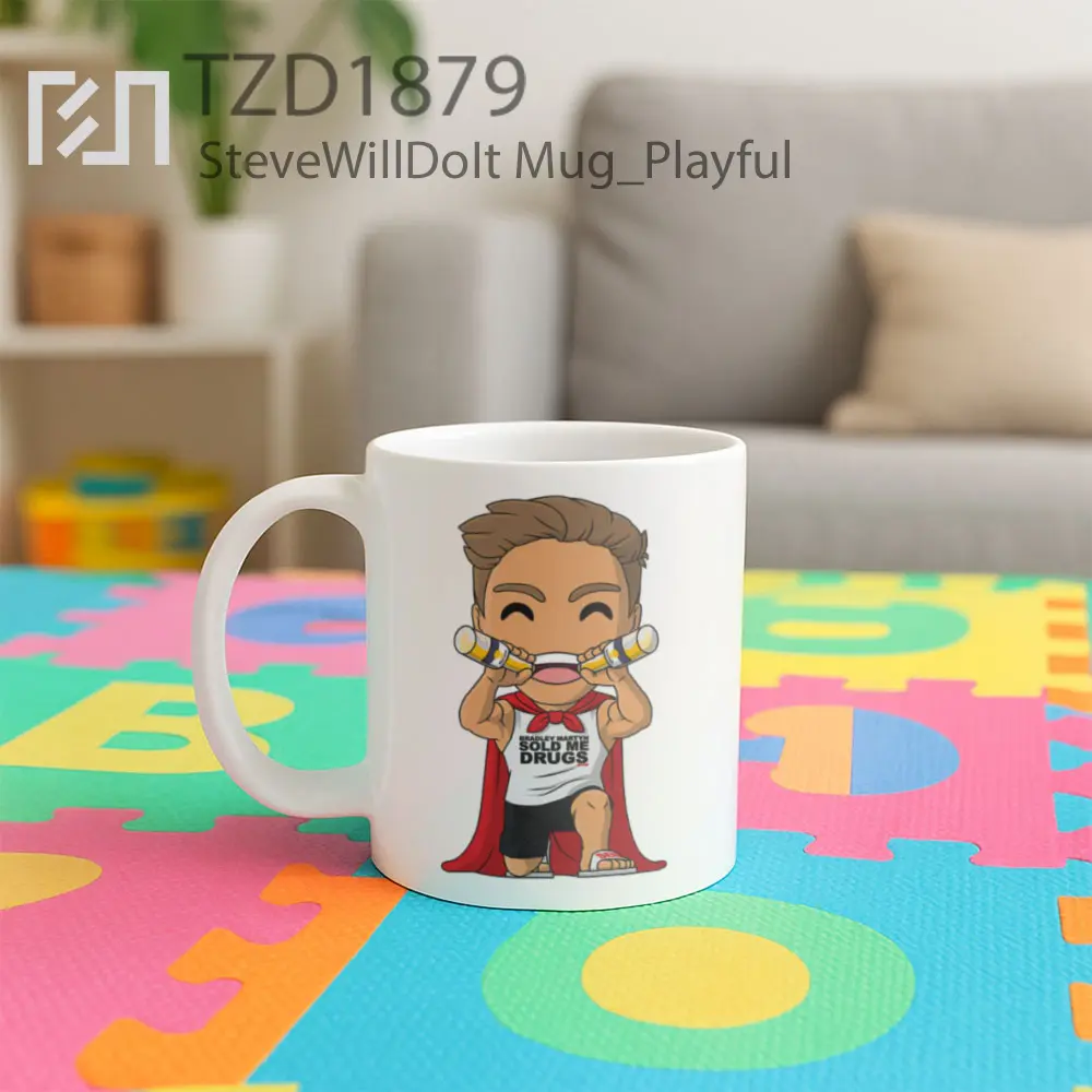 SteveWillDoIt Mug - All-side / Desain