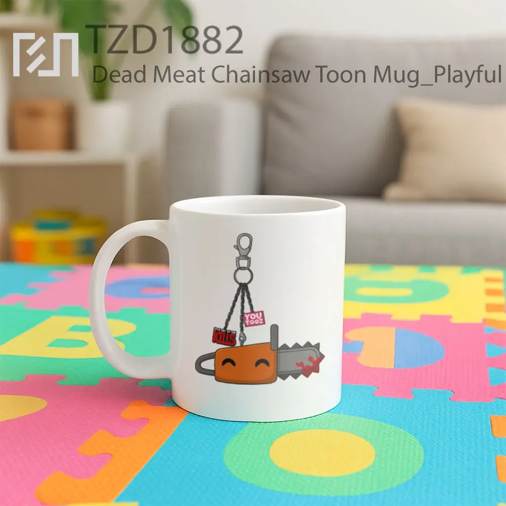 Dead Meat Chainsaw Toon Mug - All-side / Desain