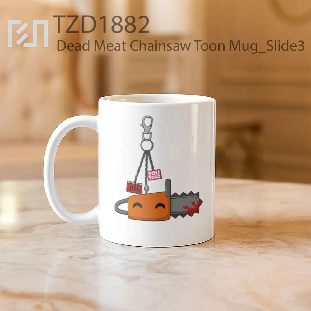 Dead Meat Chainsaw Toon Mug - All-side / Desain