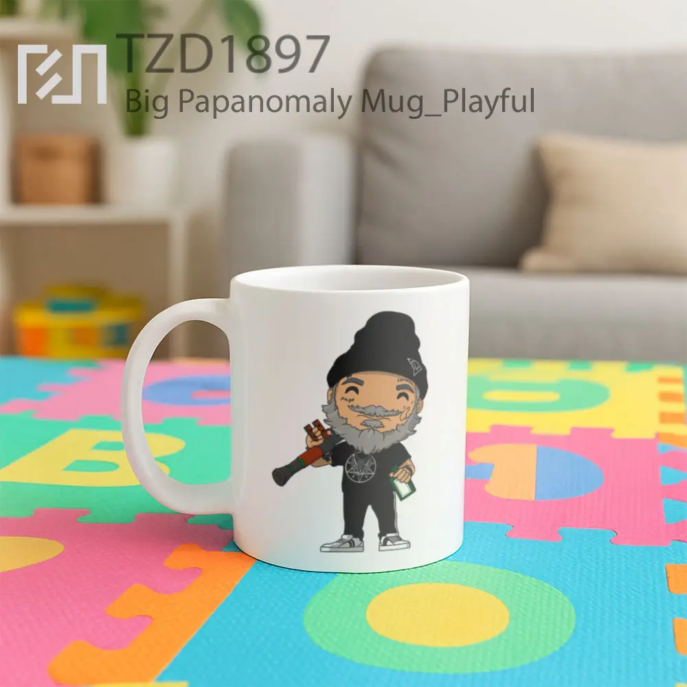 Big Papanomaly Mug - All-side / Desain