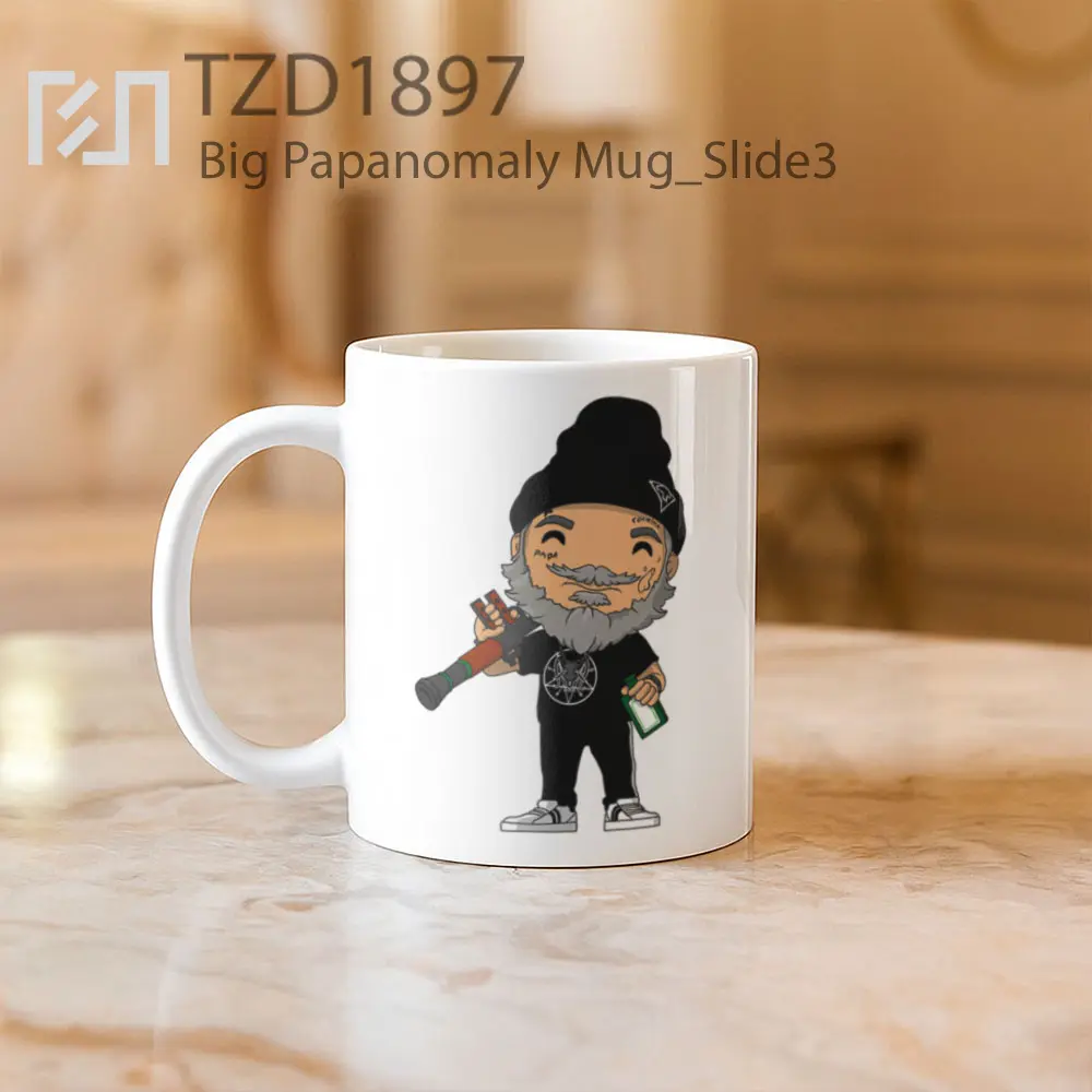 Big Papanomaly Mug - All-side / Desain
