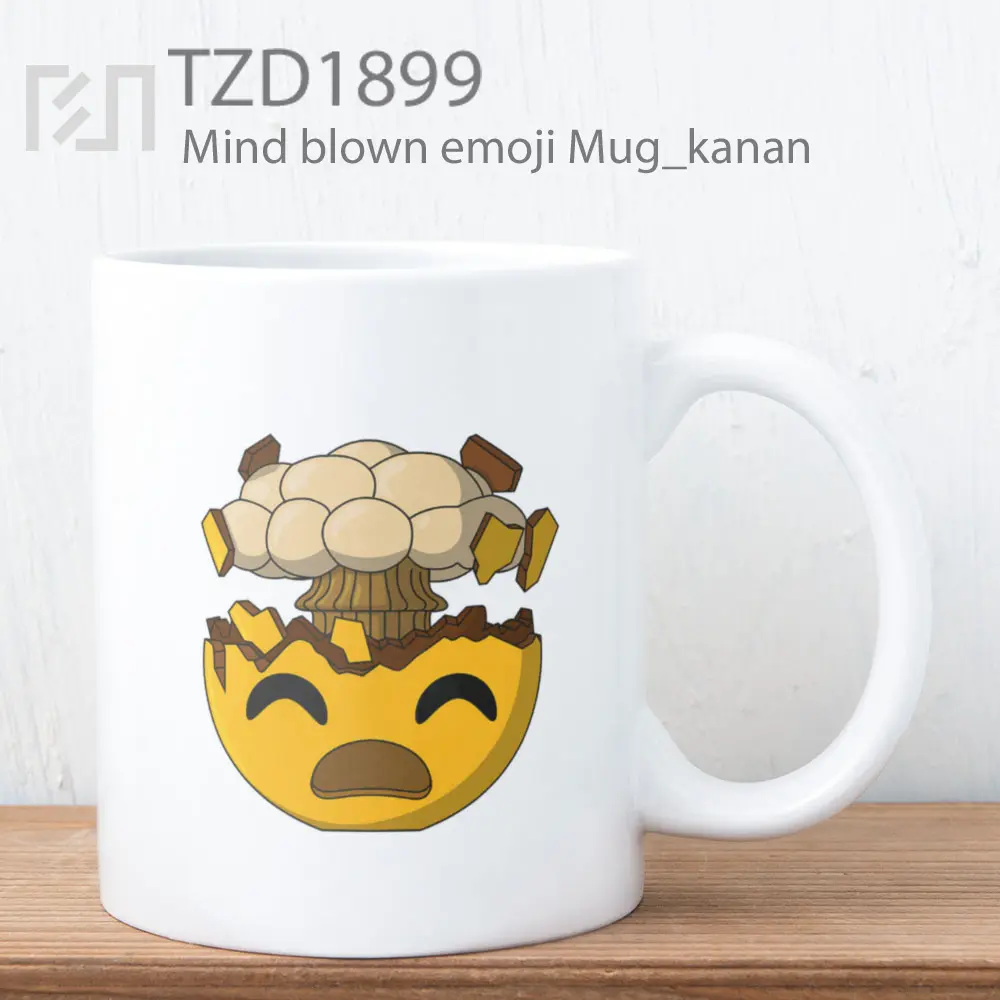 Mind blown emoji Mug