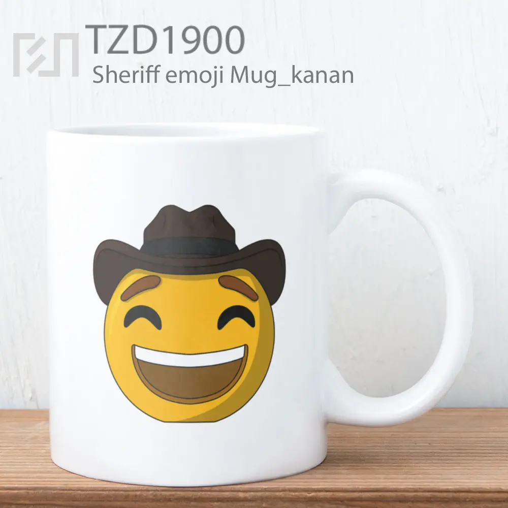 Sheriff emoji Mug
