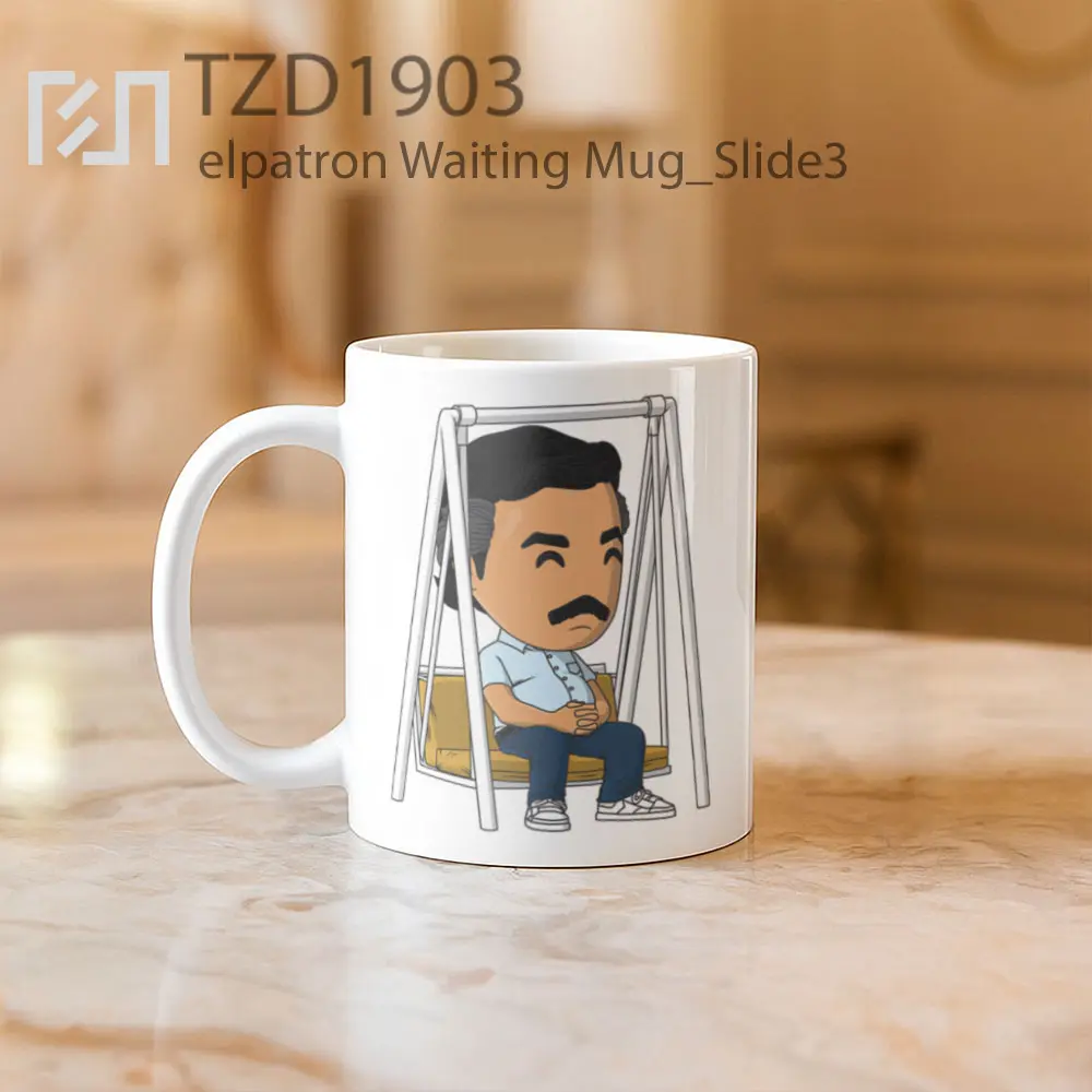 elpatron Waiting Mug - All-side / Desain