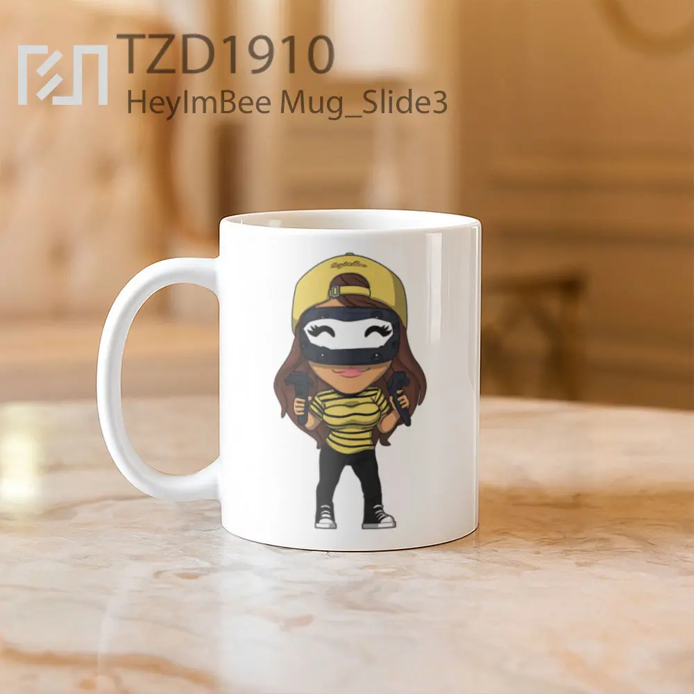 HeyImBee Mug - All-side / Desain