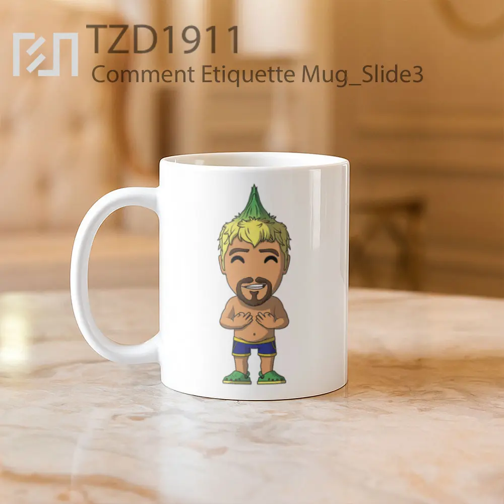 Comment Etiquette Mug - All-side / Desain