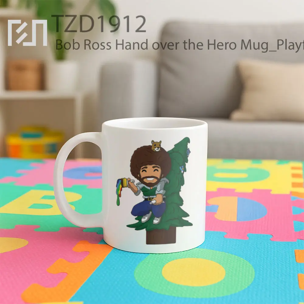 Bob Ross Hand over the Hero Mug - All-side / Desain