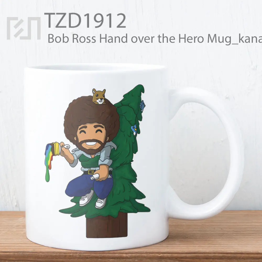Bob Ross Hand over the Hero Mug
