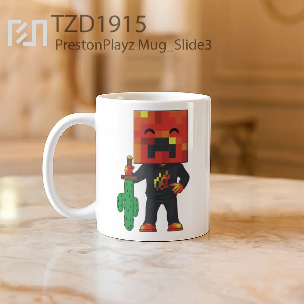PrestonPlayz Mug - All-side / Desain