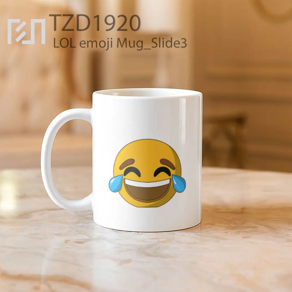 LOL emoji Mug - All-side / Desain