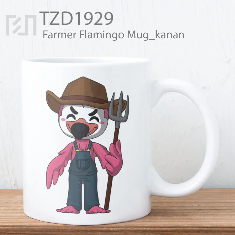 Farmer Flamingo Mug