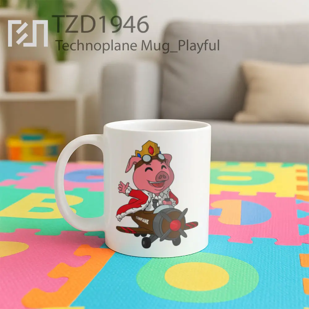 Technoplane Mug - All-side / Desain