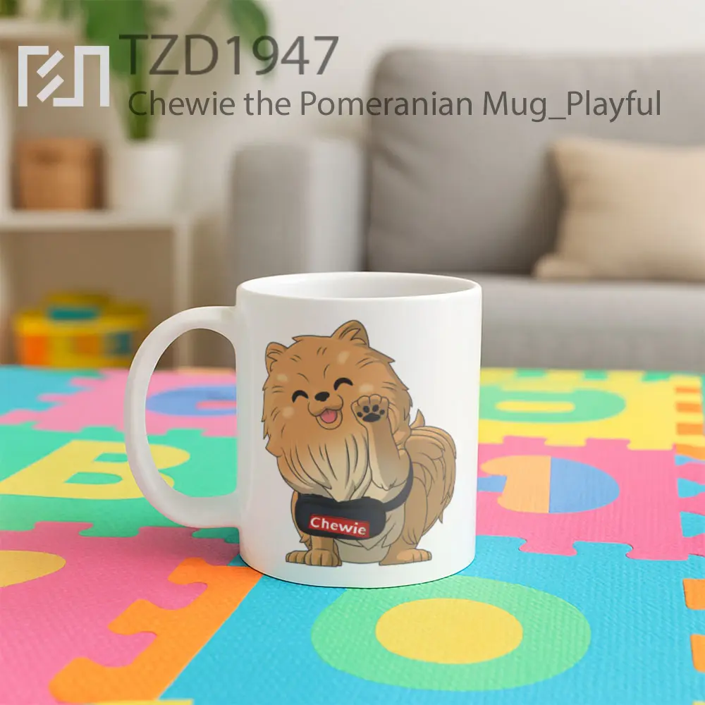 Chewie the Pomeranian Mug - All-side / Desain