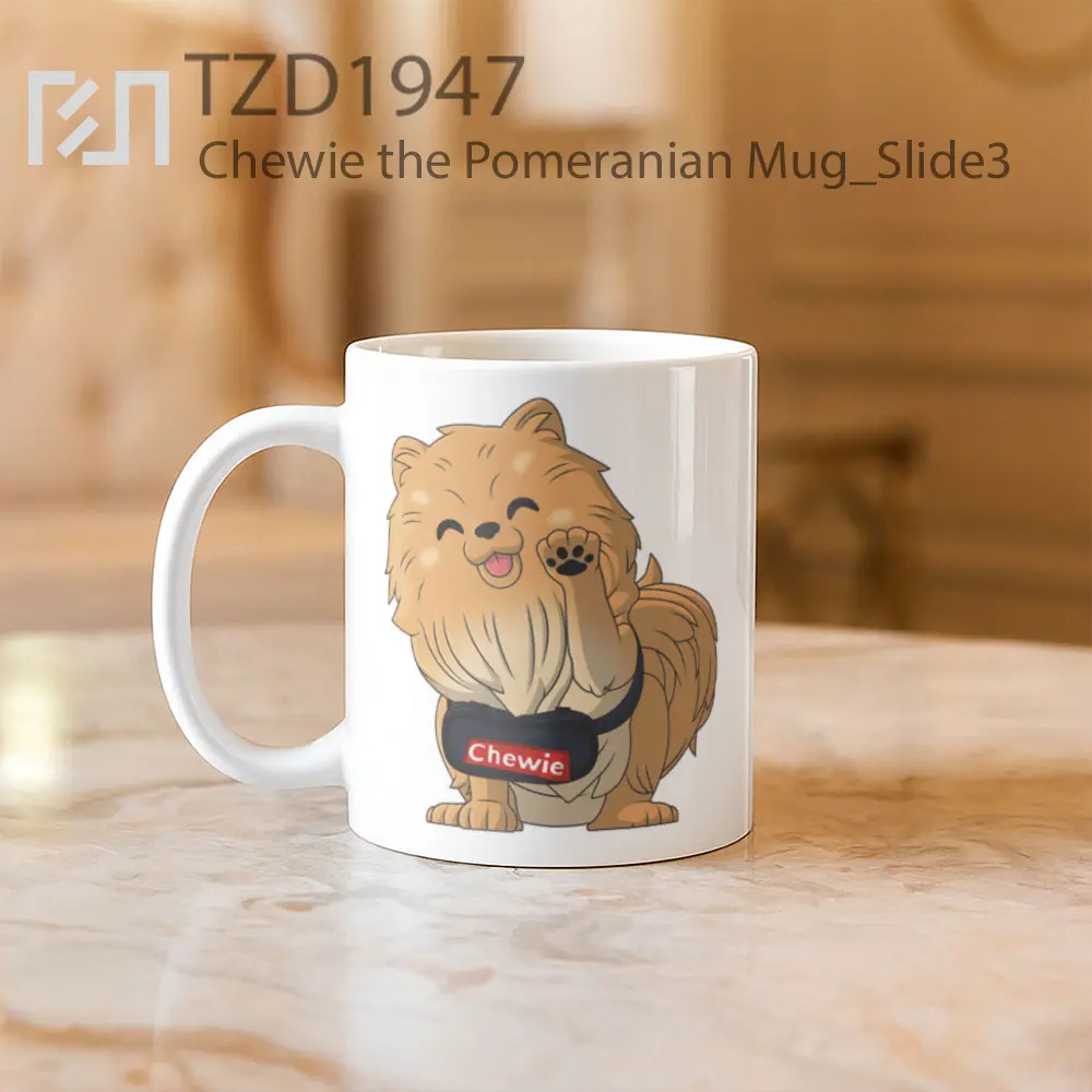 Chewie the Pomeranian Mug - All-side / Desain