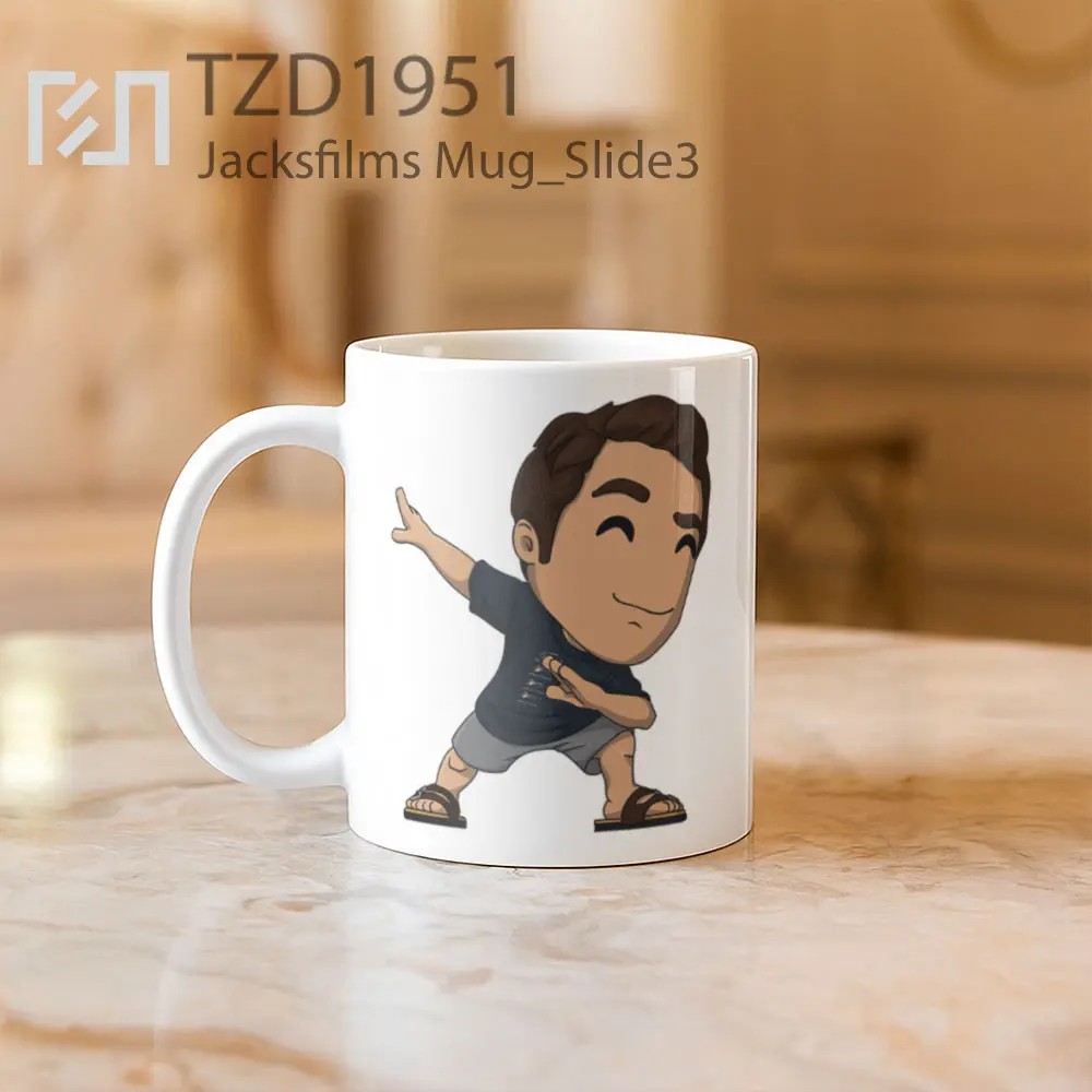 Jacksfilms Mug - All-side / Desain