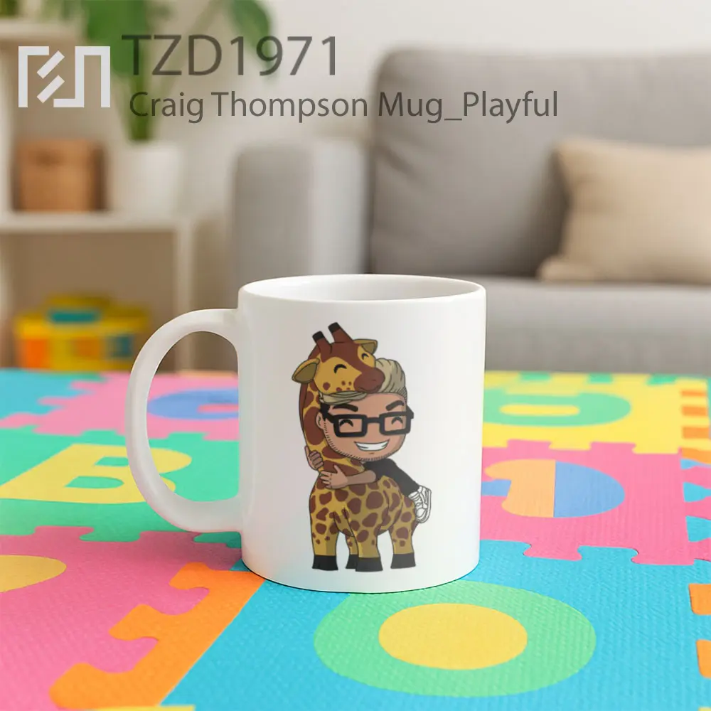 Craig Thompson Mug - All-side / Desain